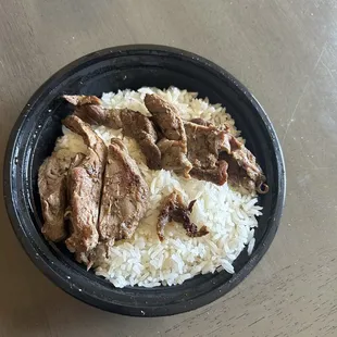 $18 mini steak bowl. Ripoff