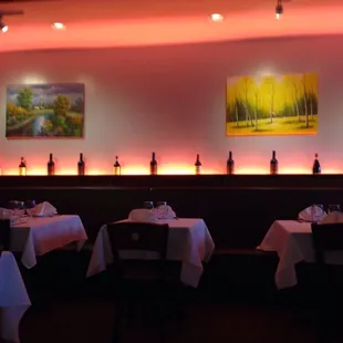 Decorative backdrop at fusion taste