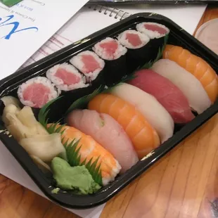 Yummy! This is &quot;Sushi A&quot; on Mifune&apos;s menu.