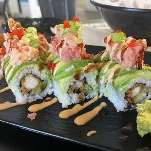 Dragon on fire roll