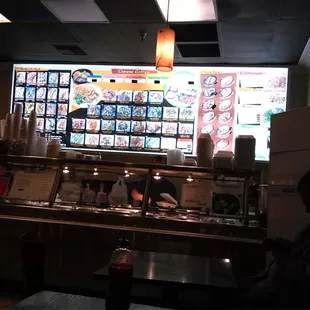 Huge menu to choose from