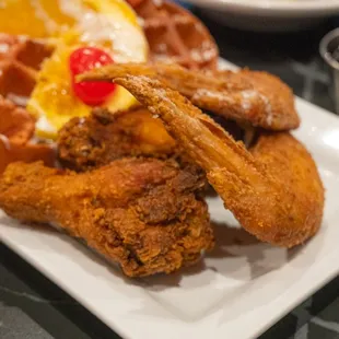 food, waffles