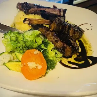 Lamb chops were on point. Perfect.