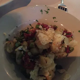 Home-Made Goat Cheese Gnocchi.