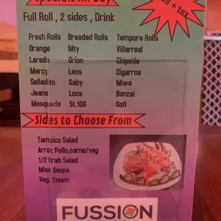 $8.99 lunch special is a deal