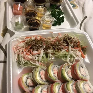 Mosqueda roll combo and tons of sauce.