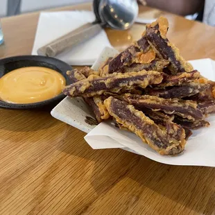 Purple Sweet Potato Tempura