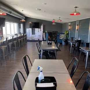 Second floor seating