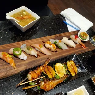 food, sushi, sashimi, sushi and sashimi