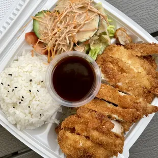 Chicken katsu plate TOGO