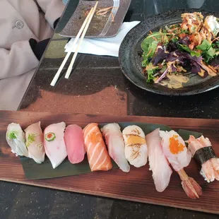 Omakase was delicous
