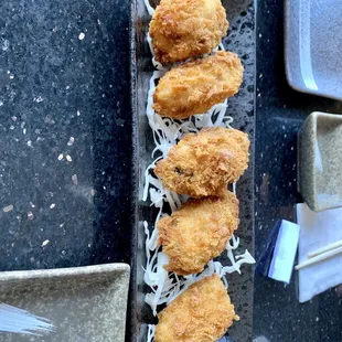 Fried oysters