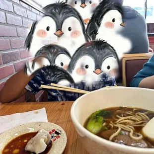 Dumplings, 37. House Special Beef Noodle Soup