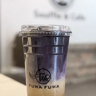 Ube latte. I asked for stronger ube flavor and still could barely taste the ube. The coffee flavor is too overpowering. 3 out of 5.