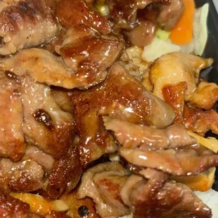 Beef and Chicken Teriyaki