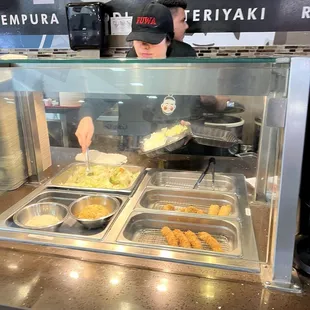 Very rude lady worker very rude would not give me anything other than cabbage when she should've gave me broccoli and carrots