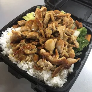 Beef and Chicken Teriyaki