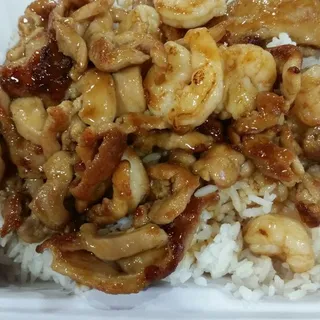 Chicken and Shrimp Teriyaki
