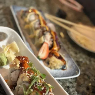 Hawaiian Roll and Batman Roll