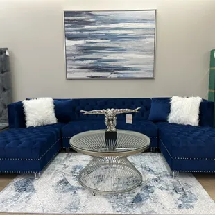 Prada Blue Sectional