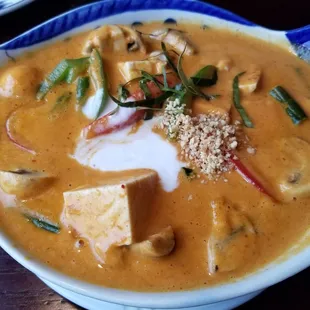 Tofu Penang curry