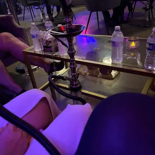 a hookah lounge
