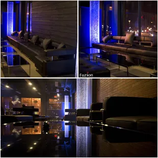 interior, sushi and sashimi