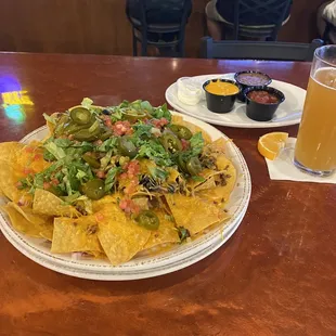 Blue Moon and nachos.. Can it get any better?