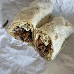 Shredded Brisket Burrito