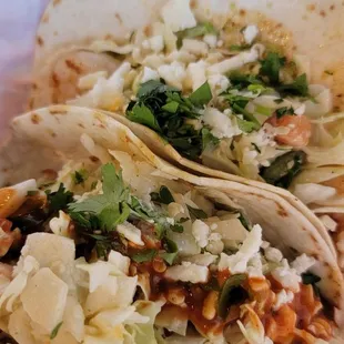 Bangin&apos; grilled shrimp taco - go with fried