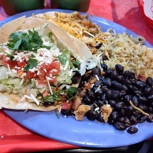 Taco plate.