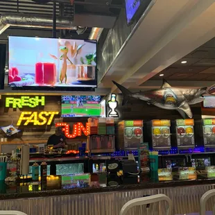 Bar area