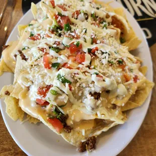 Beef nachos
