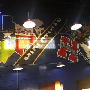 Large painting completed by local high schoolers from both MHS and MHHS.    Nice!!