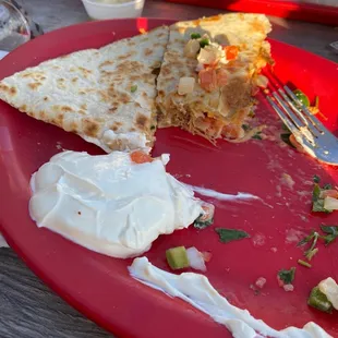 Shredded Brisket Quesadilla