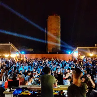 a crowd of people at a concert