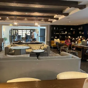 Lots of comfy places to relax.