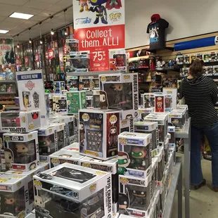 Lots of pop funko figures too!