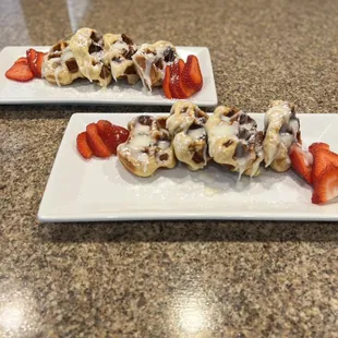 Cinnamon Roll Waffles