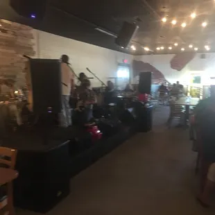 a crowd of people at a bar