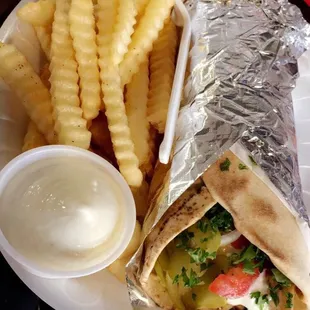 Chicken Shawarma Wrap