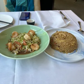 Shrimp with Korean Cabbage Lunch