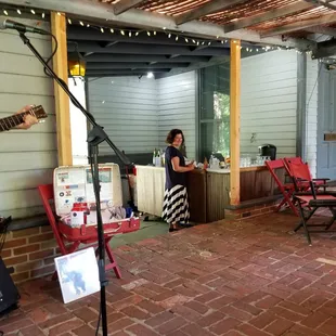 The bar for Sunday brunch