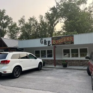 Outside view of restaurant