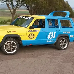Our 431 track racer Cherokee at Sears Point Raceway.