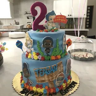 a birthday cake for a 2 year old