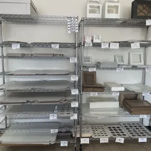 Different sized boxes and window boxes. Tall boxes are also for sale.