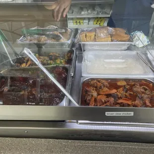 Brown Stew Chicken Meal