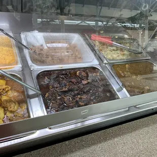 a variety of food items