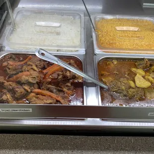 a variety of food items